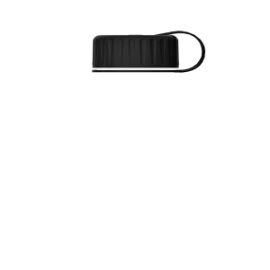 Jr. Crystal Color Bottle with Tethered Lid - 18 oz.