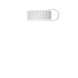 Jr. Crystal Color Bottle with Tethered Lid - 18 oz.