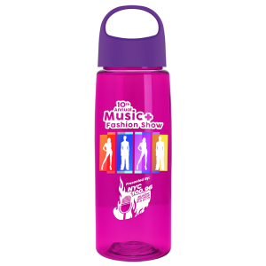 Cascade Tritan Bottle with Oval Crest Lid - 26 oz.