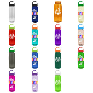 Cascade Tritan Bottle with Oval Crest Lid - 26 oz.