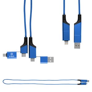 Triple Connect Quick Charge Cable 3 ft