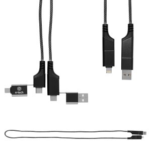 Triple Connect Quick Charge Cable 3 ft