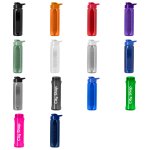 GripMate Embossed Bottle with Drink-Thru Lid - 26 oz.