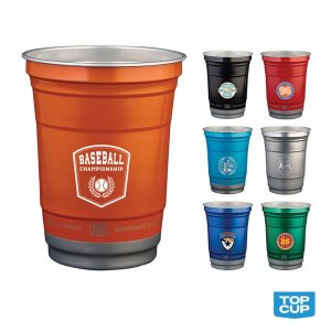 Top Cup 16 oz. Recycled Aluminum Stadium Cup