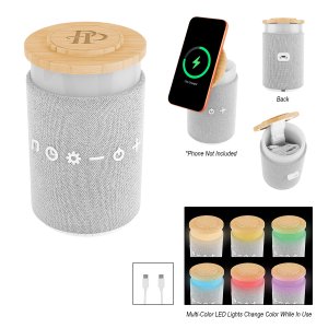 Harmony 15W Wireless Speaker, Charger, Night Light