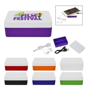 Charge and Stash Wireless Earbud Set