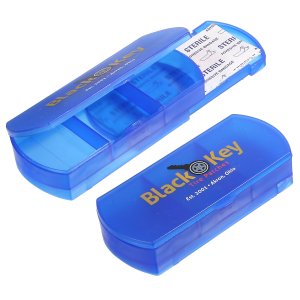Three-Compartment First Aid Pill Box