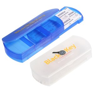 Three-Compartment First Aid Pill Box