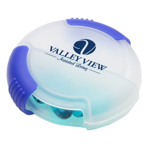 Twin Chamber Travel Pill Case