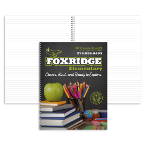 8.5" x 11" Full Color Notebook