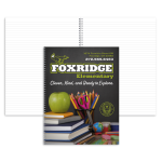 8.5" x 11" Full Color Notebook