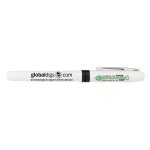White With Black Ink