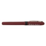 Burgundy With Black Ink