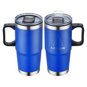 Matte Steel Mug with Handle 24 oz