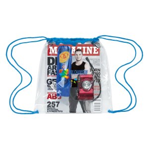 Clearly Packed Stadium Drawstring Bag