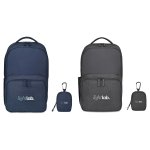 Metro Eco Laptop Backpack and Charm