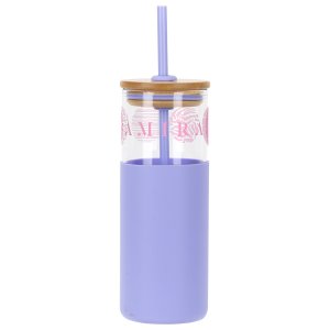 Sip & Stow 18 oz Glass Tumbler