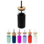 Sip & Stow 18 oz Glass Tumbler