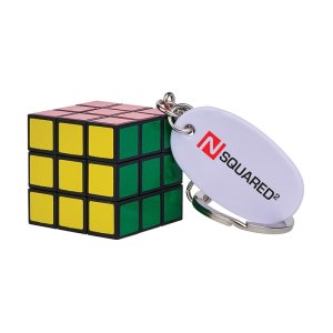 Pocket Cube Puzzle Keychain