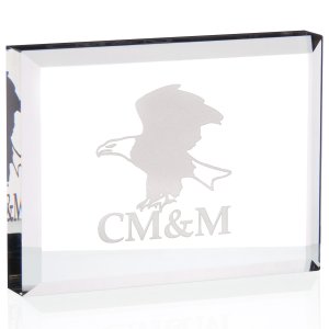 Signature Crystal Paperweight