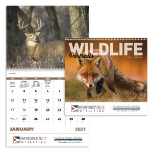 Wildlife Portraits - Spiral Calendar