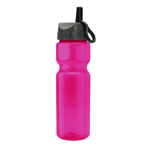 Adventurer Bottle with Ring-Straw Lid - 28 oz.