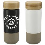 Bamboo Breeze Ceramic Coffee Tumbler 11oz