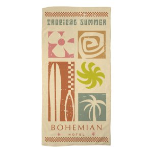 Big Splash 30" x 60" Velour Beach Towel