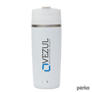 Perka Macchiato 12 oz. Double Wall Coffee/Tea Press Tumbler