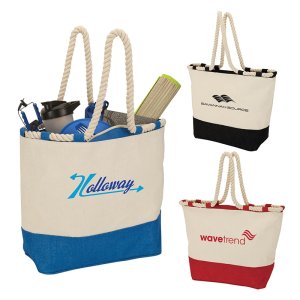 Harbor Hideaway Rope Handle Tote