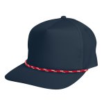 Navy Blue With Red