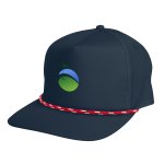 Navy Blue With Red