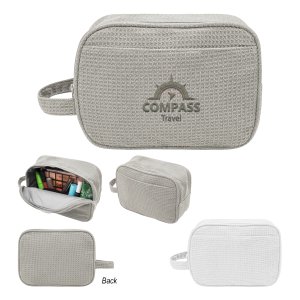 Ellis Waffle Knit Toiletry Bag