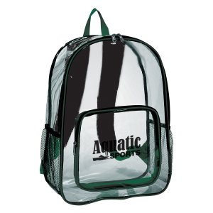 Transparent EVA and Polyester Backpack