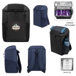 Recycled rPET 15-Can Backpack Cooler