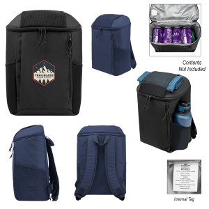 Recycled rPET 15-Can Backpack Cooler