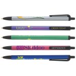 Sleek Streak Metallic Barrel Pen