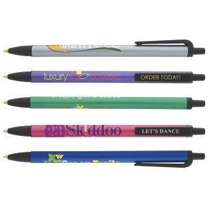 Sleek Streak Metallic Barrel Pen