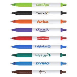 Paper Mate Inkjoy White Barrel - Black Ink
