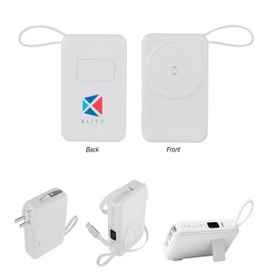 Wattson 5-in-1 10,000 mAh Charger & Power Bank
