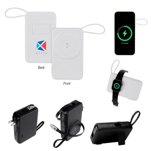 Wattson 5-in-1 10,000 mAh Charger & Power Bank