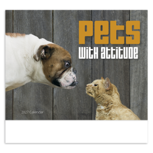 Pets with Attitude - Stapled Calendar