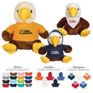 6" Patriotic Eagle Stuffed Animal