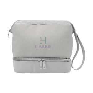 Dual-Compartment Travel Toiletry Bag