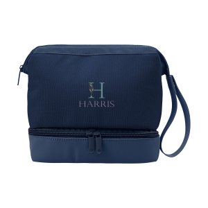 Dual-Compartment Travel Toiletry Bag