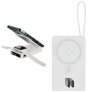 Magnetic 10,000 mAh Power Bank with iWatch Charging