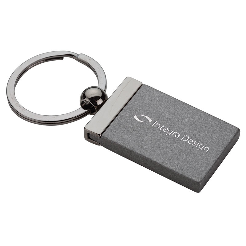 Two Tone Gunmetal Keyring