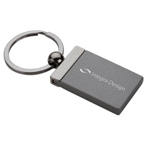 Two Tone Gunmetal Keyring