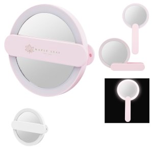 Pocket Mirror with Flip-Out Handle