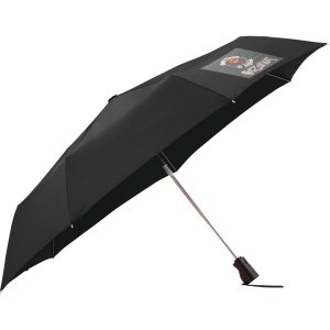 44" totes 3 Section Auto Open/Close Umbrella